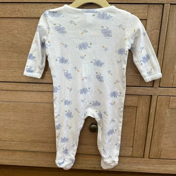 Nordstrom elephant print onesie, size 3months - Picture 2 of 4